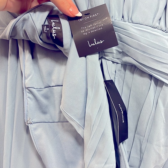 Heavenly Hues Light Blue Maxi Dress - Picture 4 of 4